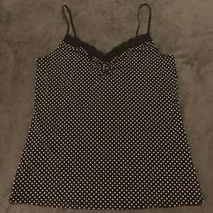 Sexy black and white tank